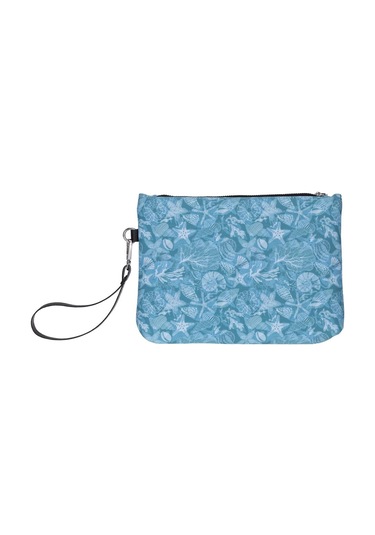 Ocean Bloom Clutch / El Çantası Portföy Turkuaz