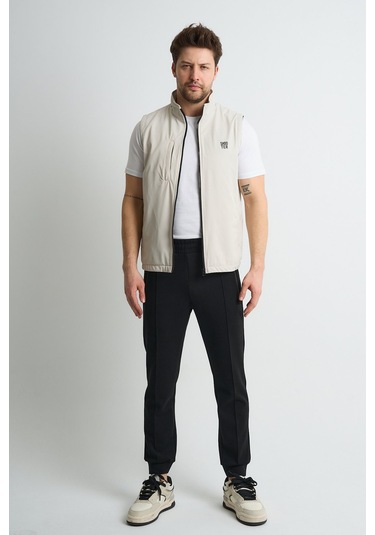 Shooter Sportswear Deluxe Erkek Yelek Üç Cepli İçi Polarlı Regular Kalıp Lacivert Taş