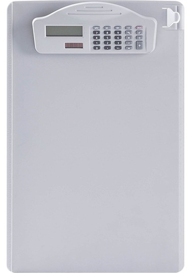 A4 Kağıt Dosyası İçin Çok Fonksiyonlu Klip Tahtası, Bağlayıcı Hesap Makinesi, Yazı Defteri, Kalem Yuvası Ve Ölçek, Öğrenci Ofisi İş Dosyası İçin Uygun Beyaz