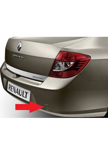 Renault Clio Symbol 2009 2012 Arka Tampon Çeki Demiri Kapağı