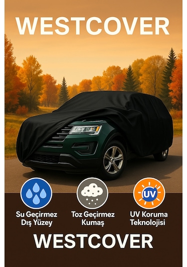 Toyota Auris Hybrid Uyumlu Araba Brandası Siyah Renk Oto Dış Branda