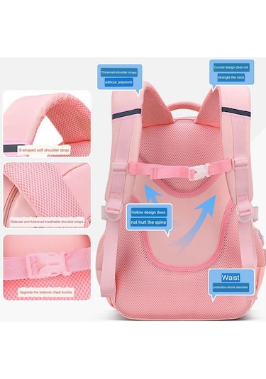 Arion Sb2068 Okul Sırt Çantası Süs Aksesuarları İle Birlikte 001