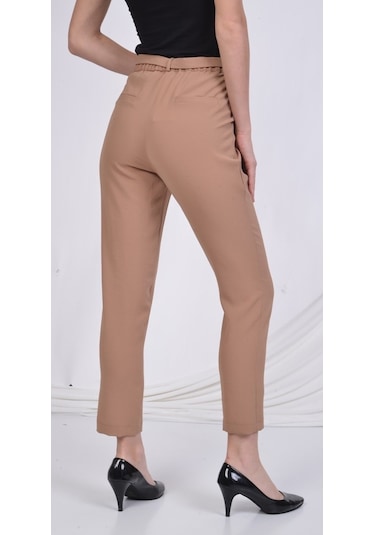 Soralline Kadın Pantolon Aerobine Kumaş 1696 Gül Ten Ten Rengi