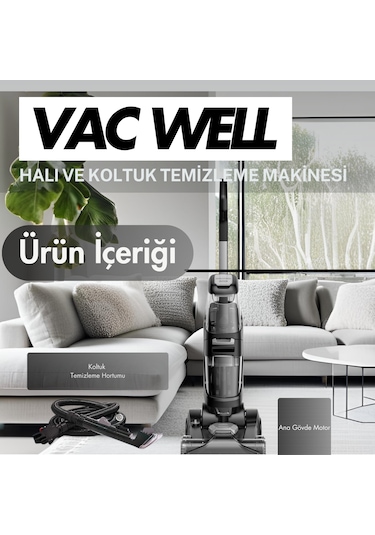 Vacwell Hidro Halı Ve Koltuk Yıkama Makinesi