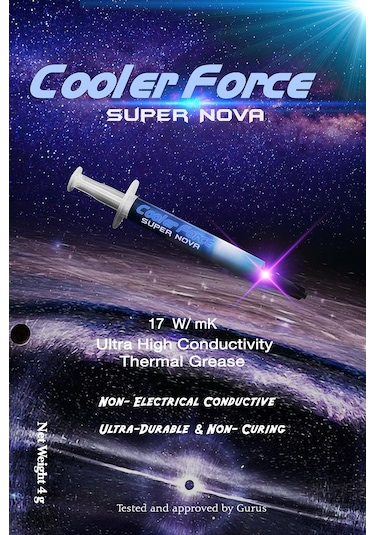 Cooler Force Super Nova 17 W/mK Termal Macun 4 G