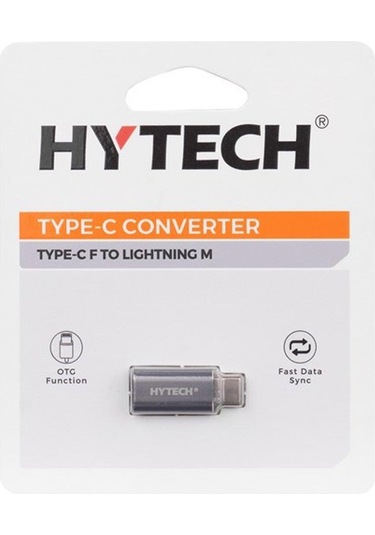 Hytech Hy-xo27 Typec F To Lightning M Çevirici Beyaz - Siyah