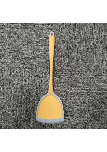 Chuangyinshop Yeşil Silikon Spatula, Yapışmaz Tava Özel, Yüksek Isıya Dayanıklı, Kalın Mutfak Aletleri Yeşil