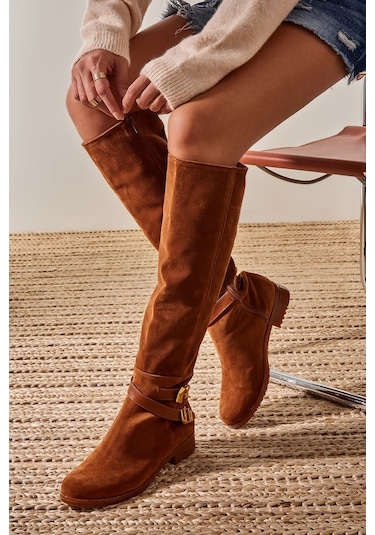 Fox Shoes Taba Kadın Çizme E726203402