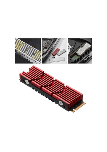 Suntek Ssd Isı Emici Kapağı Yüksek Performanslı Kırmızı