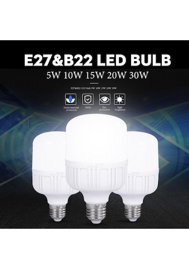 Canmeıjıa Yüksek Güçlü Led Ampul E27 30w 20w 15w 10w 5w Led Lamba 220v Ampuller Işıkları Ev Odası Masa Lambası LED Ampul 56518810