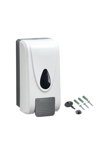 Leezsing 1000ml Manuel Köpüren Sabunluk Duvara Monte El Köpüren Sabunluk Banyo Duş Banyo Mutfak Lavabo Tuvalet Ofisler İçin Basmalı Pompalı Köpüren Sabunluk