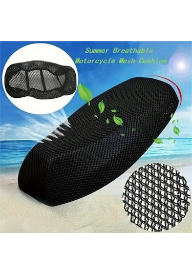 Motosiklet Yeni Activa Pcx Vb .motor Uygun Sele Kılıfı File 3d Çift Katlı Koltuk Filesi 4xl