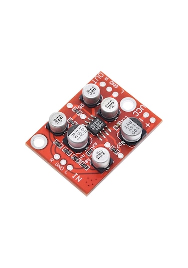 Ad828 Preamp Modül Ses Yükseltici Amfi Stereo Mikrofon Gitar Enstrüman Ses Video Sinyal Ön