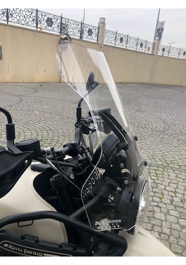 Royal Enfield Himalayan 450 Tur Cami 55cm Yükseklik Şeffaf Ürün