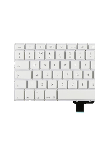 Apple Uyumlu MacBook İle 13inc A1342 Klavye Tuş Takımı Uk-ingilizce
