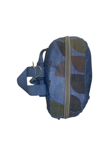 Kaliteli Renkli Vintage Disayn Günlük Sırt Gezi Okul Seyahat Çantası 31 Cm X 41 Cm Mavi