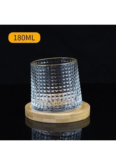 Pazly Yaratıcı Şarap Kadehi - Viski Bardağı Kristal Cam, Şeffaf Bar Bardakları Şeffaf