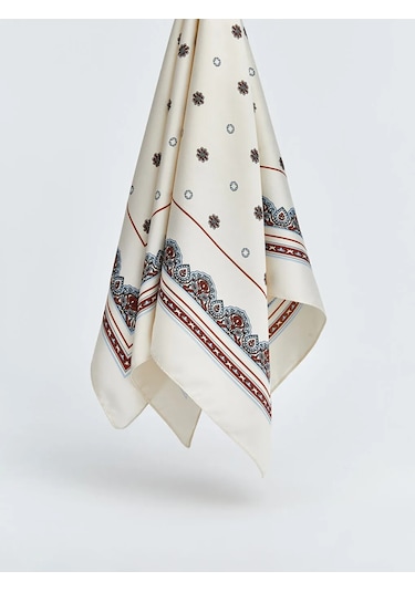 Lc Waikiki Mavi Desenli Kadın Bandana 2'li