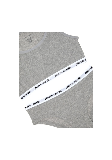 Pierre Cardin Kadın Gri Melanj İç Giyim Takım 50304055-vr086 Gri Melanj