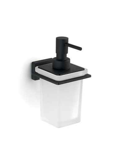 Atena Sıvı Sabunluk - Mat Siyah Mat Siyah