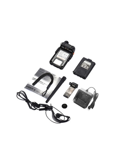 Jokmae Baofeng Uv-5r Çift Kanal Çift Frekanslı Telsiz - Çiftli Satış, Usb Şarjlı, Radyo Alıcı, Vox, Alarm Ve Led Fener