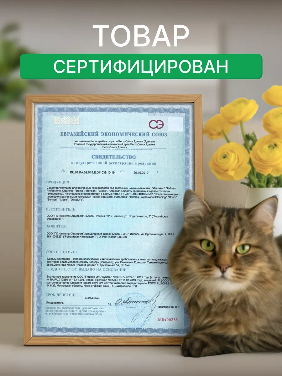 Italmas Professional Cleaning Evcil Hayvan Kokuları İçin Nötralizatör, Köpekler İçin Kedi İdrarı İzi Temizleyici 15342