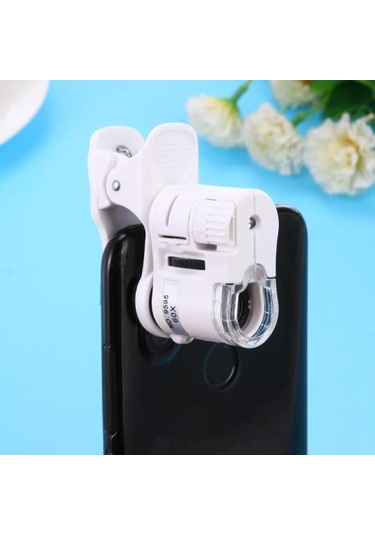 Dailytech 60x Mini Taşınabilir Cep Telefonuna Uyumlu Büyüteç Mikroskop