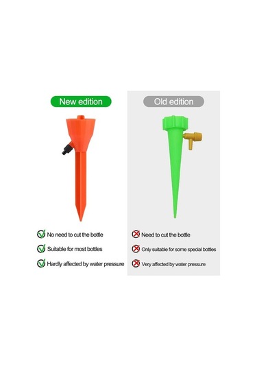 Bitki Sulayıcı, Yavaş Tahliye Kontrol Vanası Anahtarı İle 12pcs Kendinden Bitki Sulama Spike Sistemi, Otomatik Bitki Sulayıcı 6285 Hbcv00005wsvp5