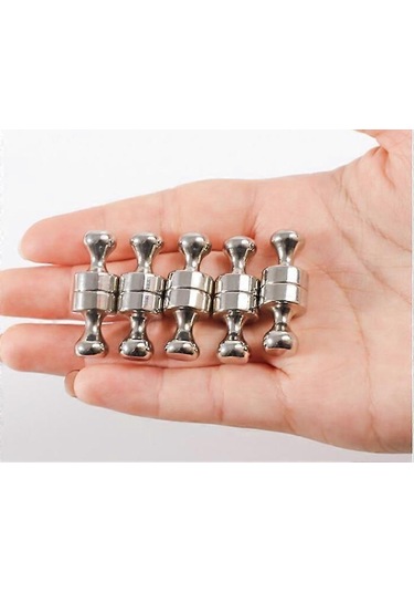 Manyetik İğneler 30 Parça Metal Pratik Buzdolabı Mıknatısları Beyaz Tahtalar, Ofis Mıknatısları, Araba Mıknatısları İçin Mükemmel B Çok Renkli