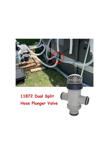 11872 Elektrikli Havuz Pompası İçin Çift Hortumlu Piston Vana Hortum Bağlantısı