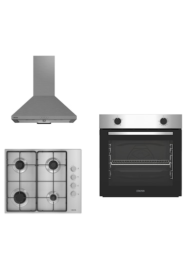 Altus ALA 310 I - ALA 181 GID - ALA 522 I 3 Lü Ankastre Set Inox