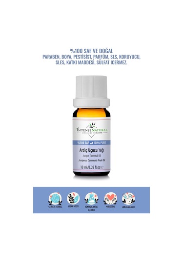 Intense Natural Ardıç Uçucu Yağı 10 ML