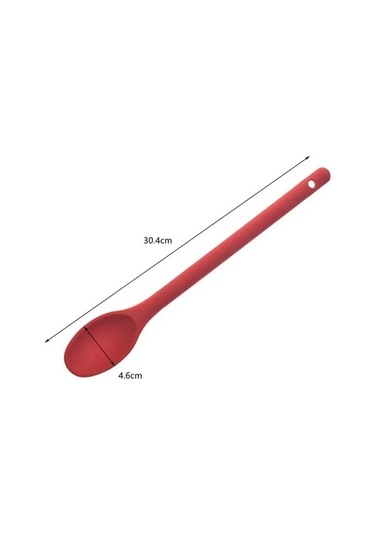 Novahub Yapışmaz Silikon Karıştırma Kaşığı - Adeeing, 1 Adet, Siyah, Mutfak Ve Pişirme İçin Black