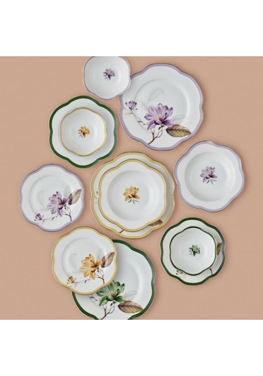 Royking 24 Parça Yemek Takımı Smc 032 Desenli