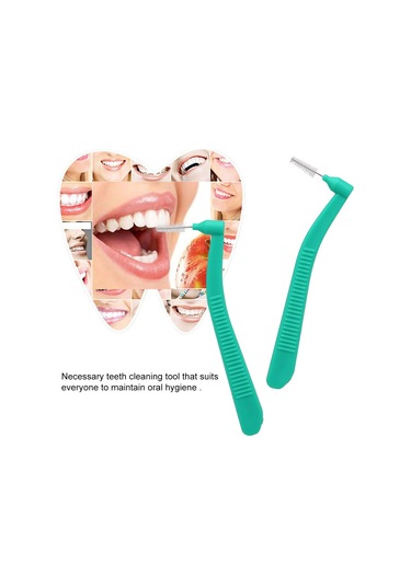 Samdoo Silikonlu İç Diş Fırçası Seti - 15 Adet Spiral Tasarım - Gıdaları Temizle, Diş Eti Enflamasyonunu Önle