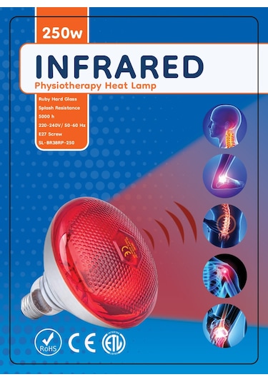 Tnyvet 250W Kırmızı Işık Kızılötesi Isı Lambası