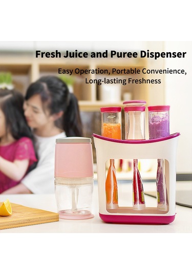 Reedark Yeniden Kullanılabilir Bebek Maması Saklama Çantaları - 10 Adet, Bpa İçermez, Bulaşık Makinesi Ve Dondurucu Uyumlu Kırmızı