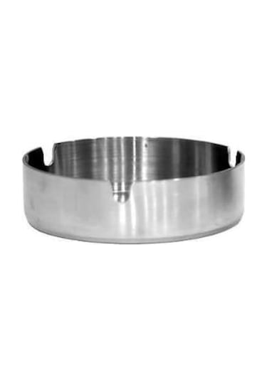 Omnisoft Büyük Boy 3x10 Cm Yuvarlak Küllük Paslanmaz Çelik Küllük