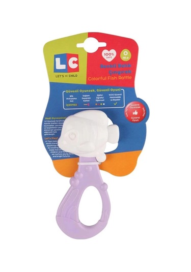 Lets Be Child Renkli Balık Çıngırak Sarı