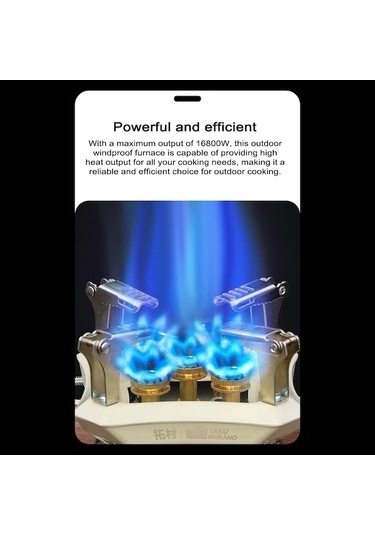 Prestigegoods 16800w Yüksek Güçlü Metal Sobalar, Taşınabilir Piknik Barbekü Fırını, Saklama Çantası, Katlanabilir, Su Kaynatma, Açık Kamp Aksesuarı, Çok Renkli Çok Renkli