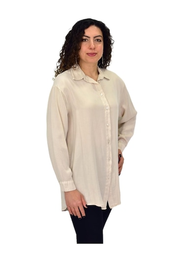 Shine Kadın Uzun Kol Gömlek Bgl-st04647 Taş
