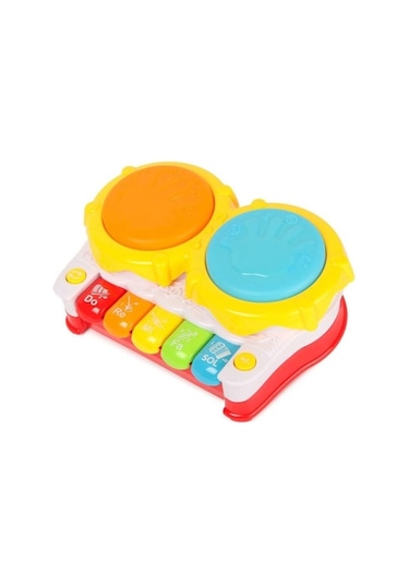 Birlik Işıklı Müzikli Piyanolu Kaya Davul Türkçe Masal ve Şarkı Söyler