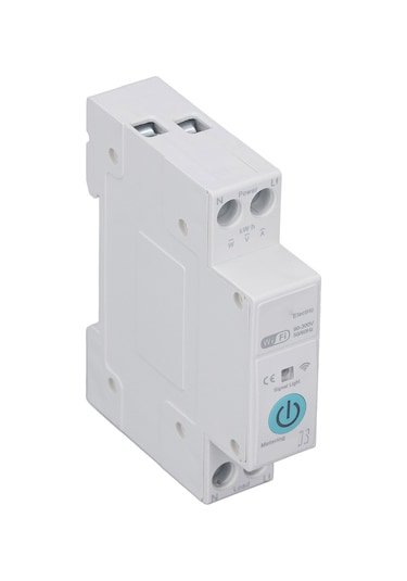 Yaozixa Ev İçin Wifi Akıllı Devre Kesici, 63a 90-300v, Enerji Tüketim Takibi, Uygulama Ve Ses Kontrolü, Zamanlanmış Açma/kapama, Dın Ray Montajı