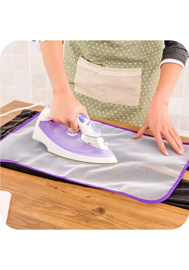 Geeksen Ev İçin Ütü Ağı Kumaşı - Isıya Dayanıklı Giysi Korumalı 40x60 Cm - Rastgele Renk DiğER