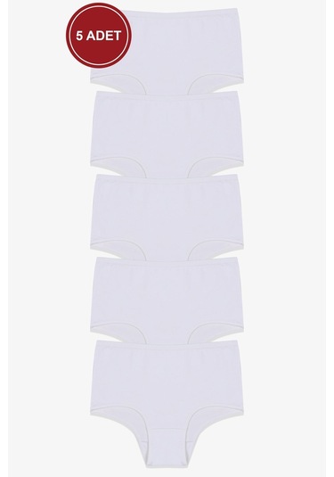Kadın 5'li Likralı Ekstra Yüksek Bel Külot Ko5305ktl L