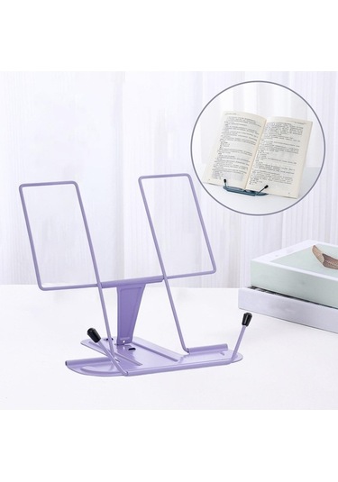 Trendooze Mini Menekşe Taşınabilir Yemek Kitabı Tutucu Organizatör Kitap Tutucu Menekşe