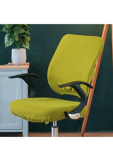 Gajeena Ofis Sandalye Koltuk Kılıfı Makyajlı Mısır Tüyü Elastik Tekli Koltuk Kılıfı Mor Ev Ofis Kullanıma Uygun Kolay Kurulum Dayanıklı Mor