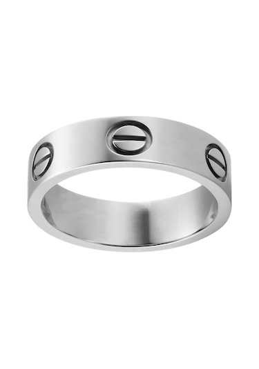 X-Lady Accessories Düz Yüzük Silver Renk 18  Numara Çok Renkli