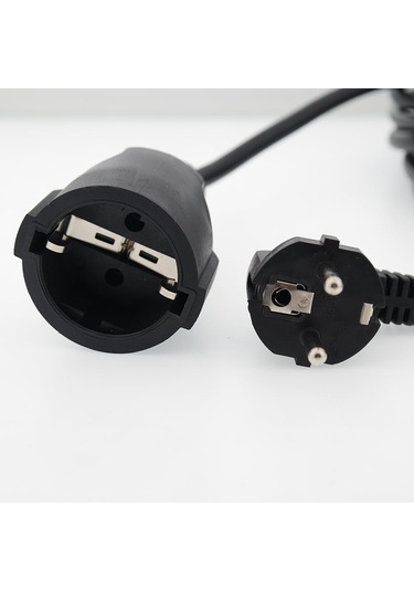 Tek-iş 10 Metre Uzatma Kablosu 3 X 1,5 Mm Ttr Bakır Kablo Erkek Fiş Dişi Fiş Baskılı Seyyar Ara Kablo Diğer