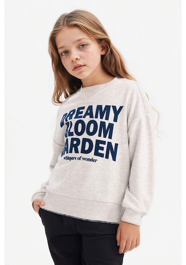 Defacto Kız Çocuk Relax Fit Bisiklet Yaka Baskılı Sweatshirt G3801a825wngr85 Gri-gr85 Defacto Kız Çocuk Relax Fit Bisiklet Yaka Baskılı Sweatshirt G3801a825wngr85 Gri-gr85